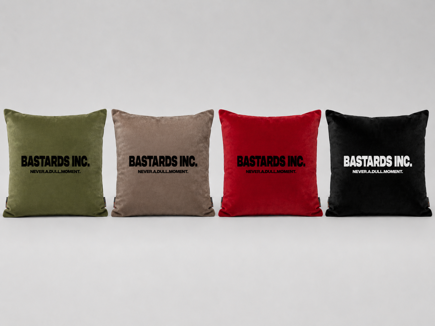 Restless Bastards cushions — logo edition