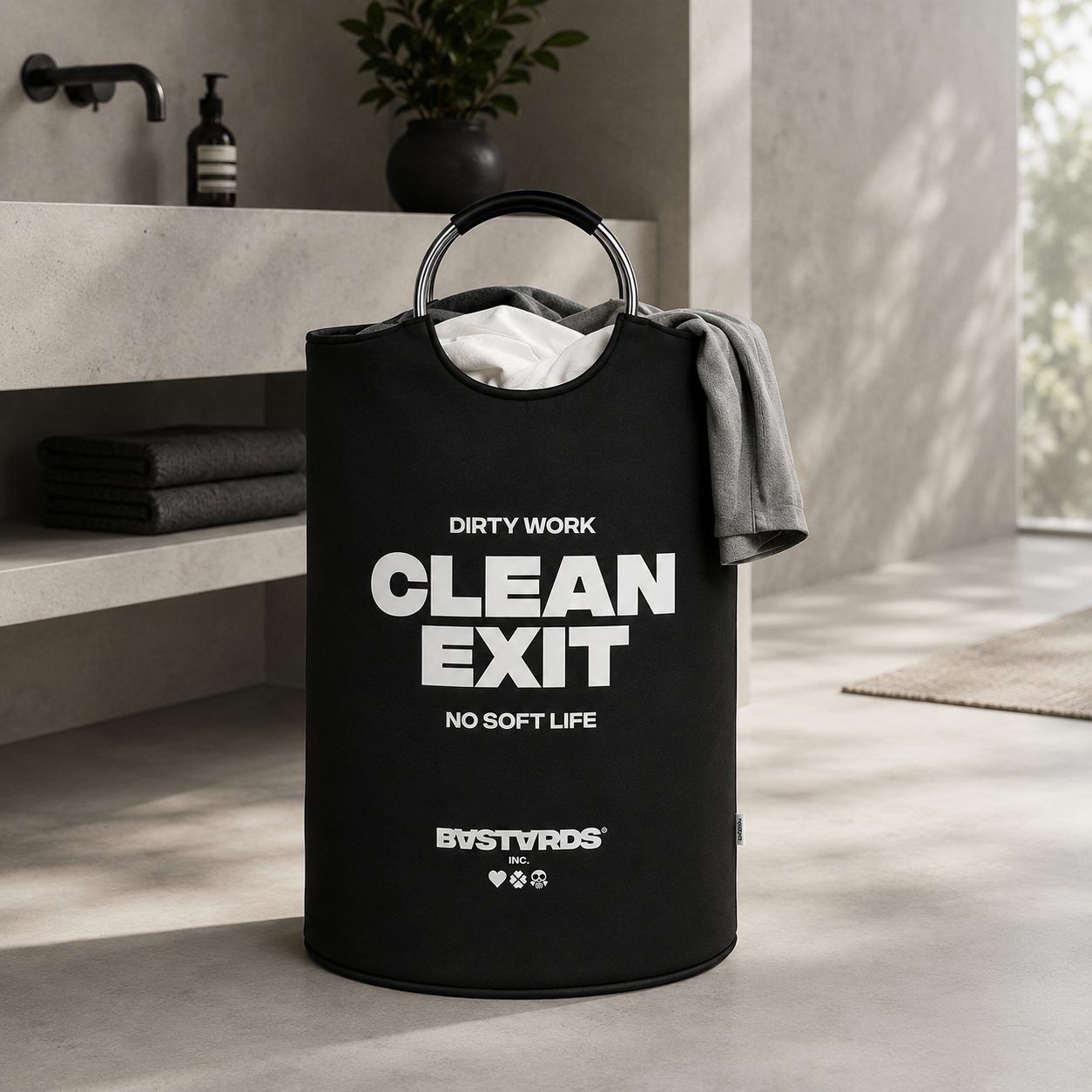 BASTARDS laundry bag — Clean Exit